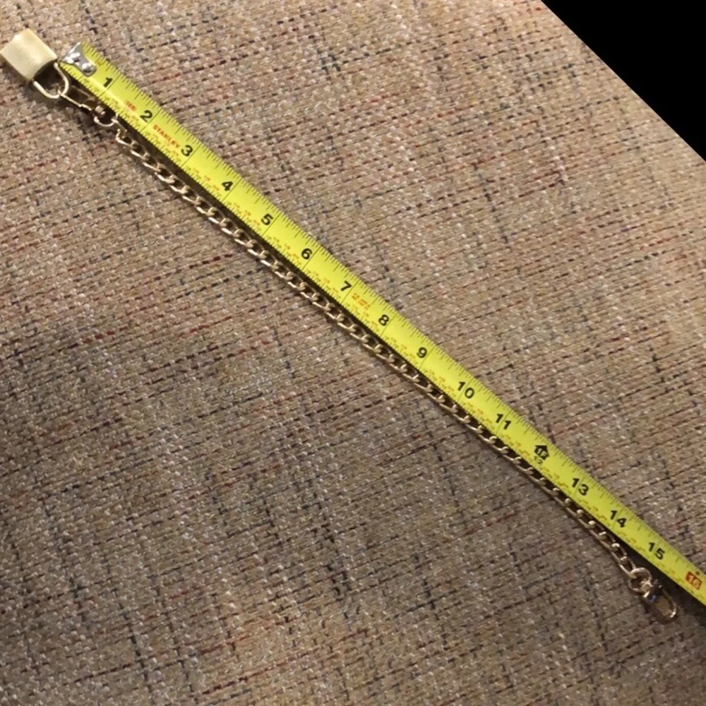 Non-Branded Gold Tone Chain Necklace For LV Lock Key 8” 16” 18” 23” 32” 42” 47” - Picture 5 of 16